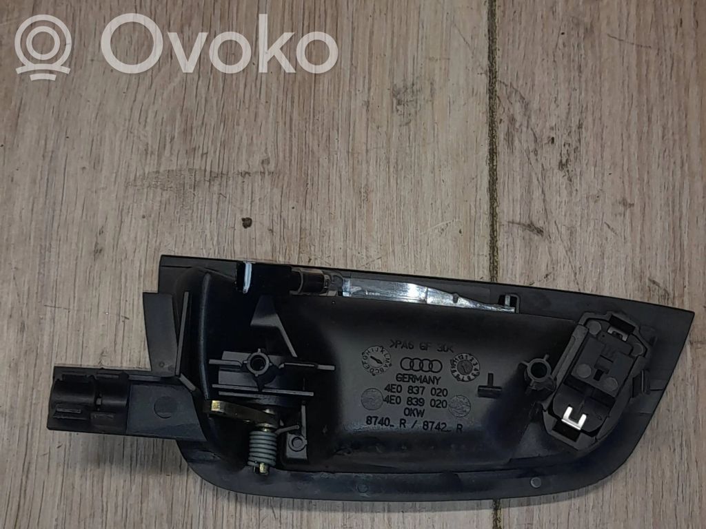 Rear door interior handle   4E0837020,4E0839020,8740R8742R
