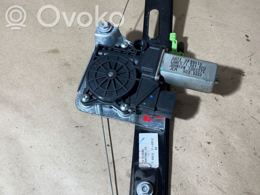 Regulador de puerta trasera con motor   7067798,10102005,1060079