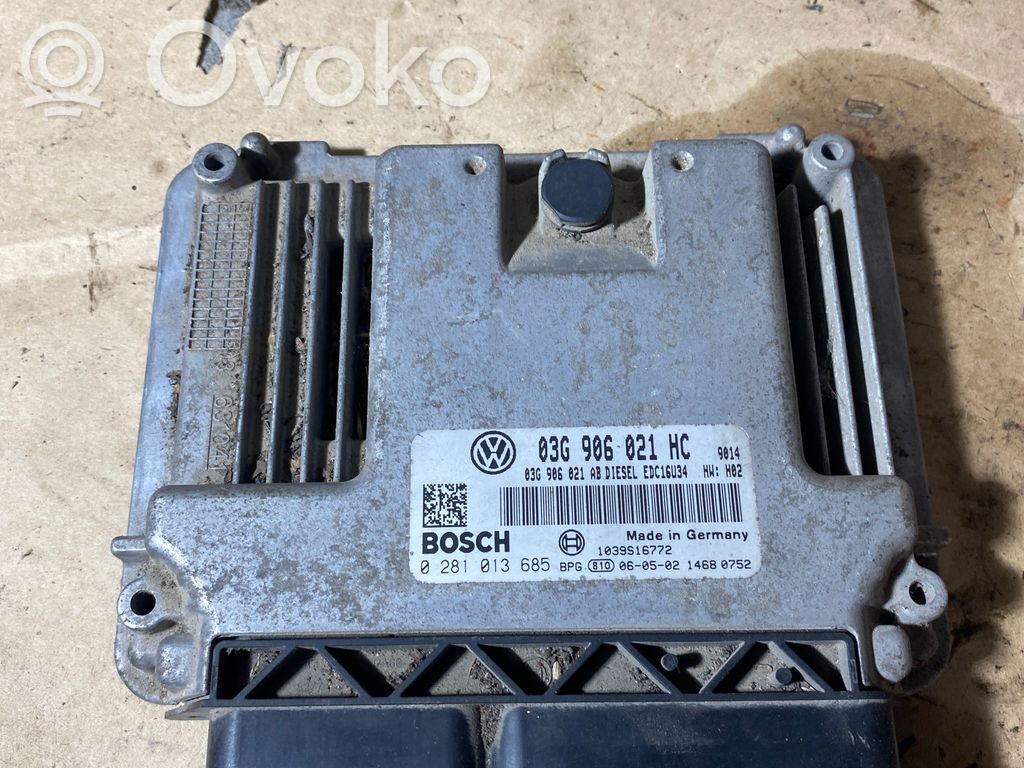 Volkswagen Golf Plus Engine control unit/module 