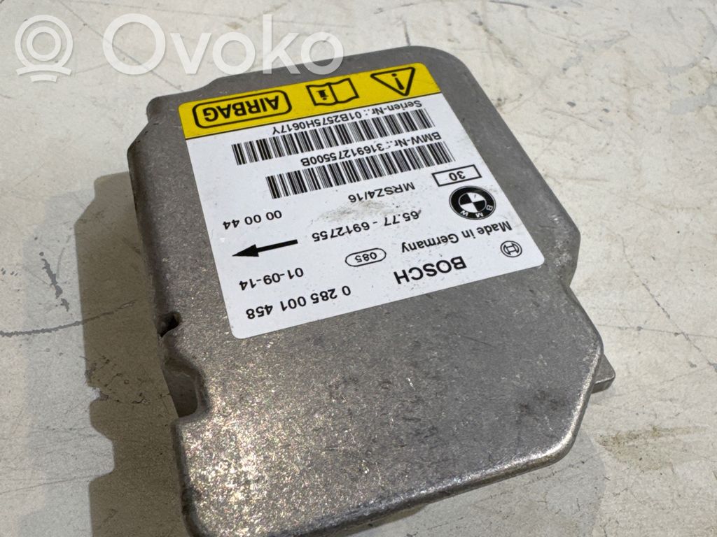 Airbag control unit/module   0285001458,31691275500B