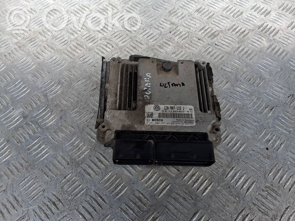 Engine control unit/module   1Z0907115J,1Z0907115B,0261S04353