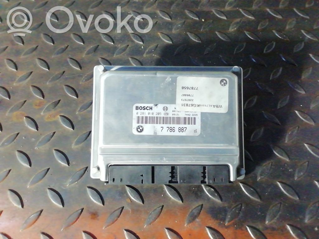 Engine control unit/module   7786887,0281010205