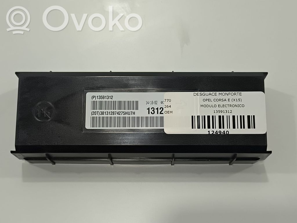 Opel Corsa E Muut ohjainlaitteet/moduulit 