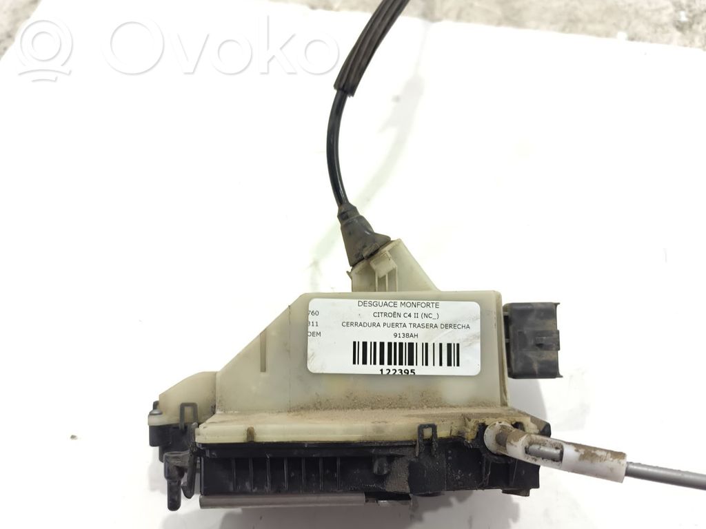 Citroen C4 II Takaoven lukko 