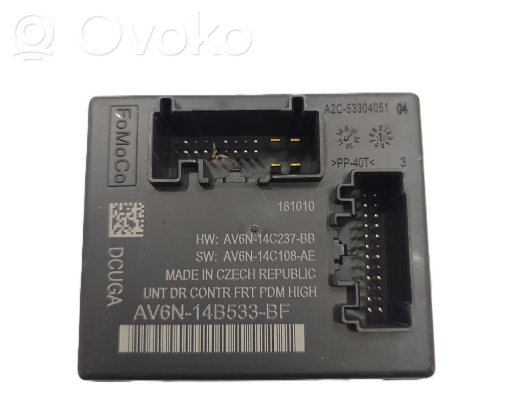Otras unidades de control/módulos   AV6N14B533BF