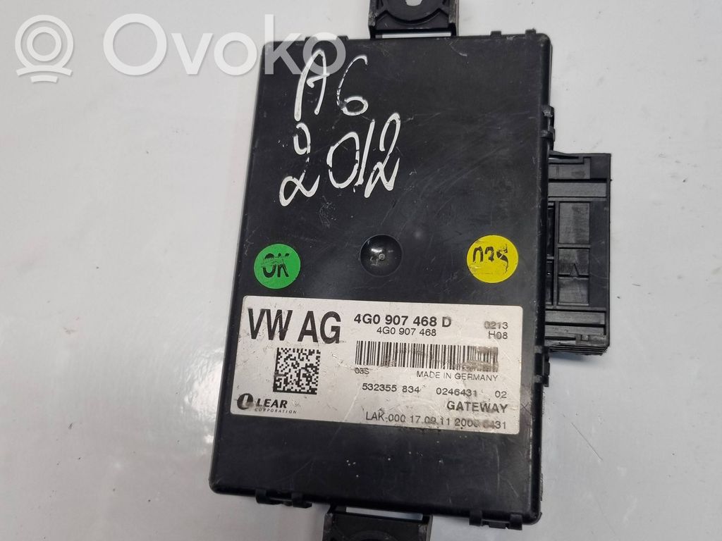 Audi A6 S6 C7 4G Módulo de control Gateway 