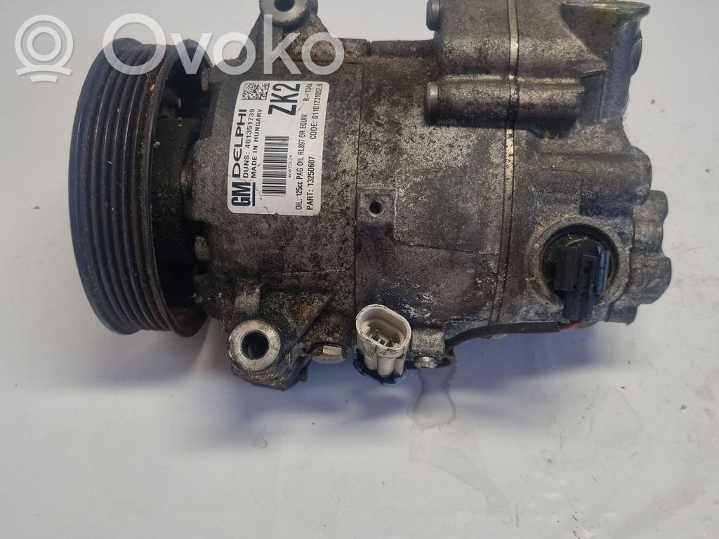Opel Astra J Klimakompressor Pumpe 