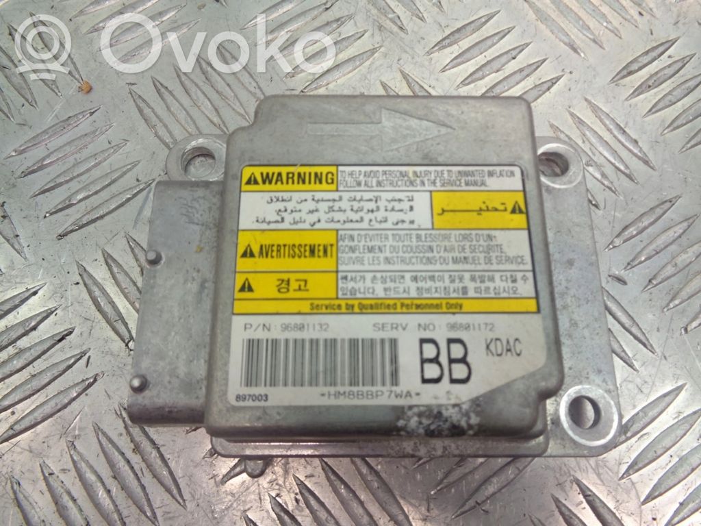 Chevrolet Spark Airbag control unit/module 