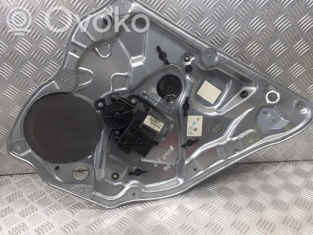 Volkswagen Polo IV 9N3 Alzacristalli della portiera posteriore con motorino