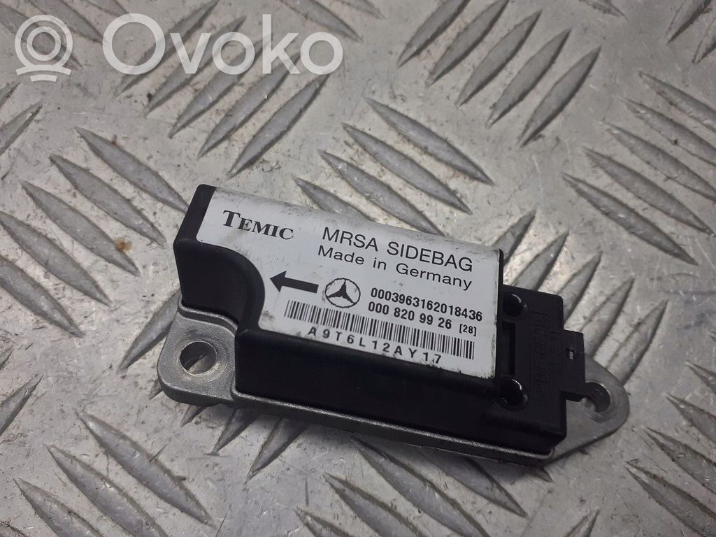 Mercedes-Benz E W210 Sensore dāurto/d'impatto apertura airbag