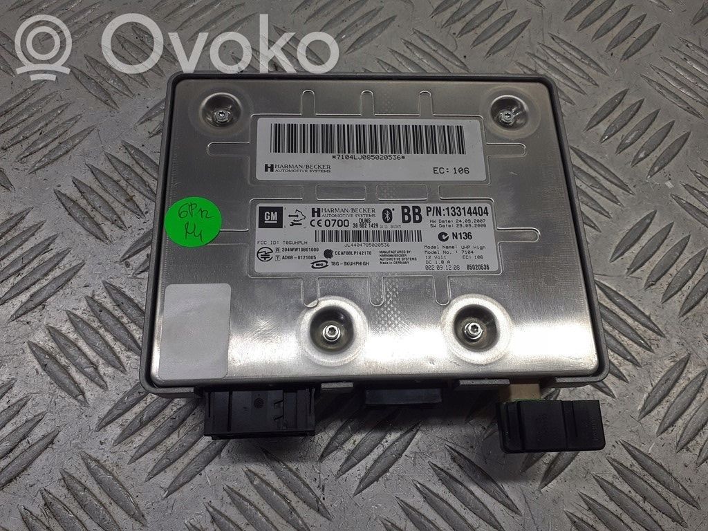 Module unité de contrôle Bluetooth   13314404