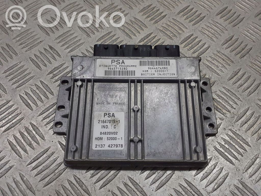 Centralina/modulo motore ECU   9644674980