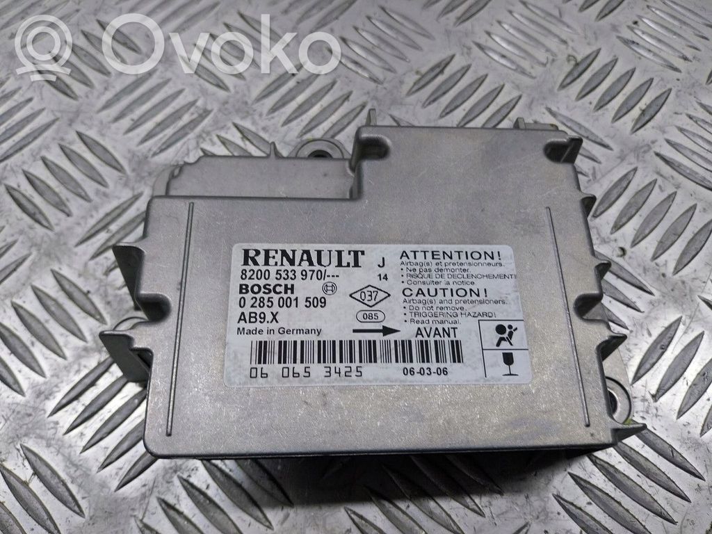 Unidad de control/módulo del Airbag   8200533970