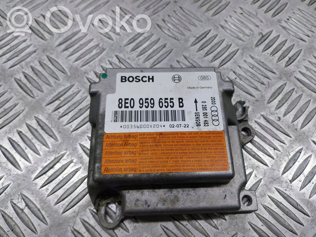 Unidad de control/módulo del Airbag   8E0959655B