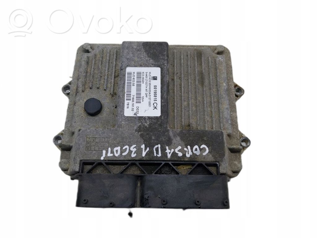 Engine control unit/module ECU   55195815CK
