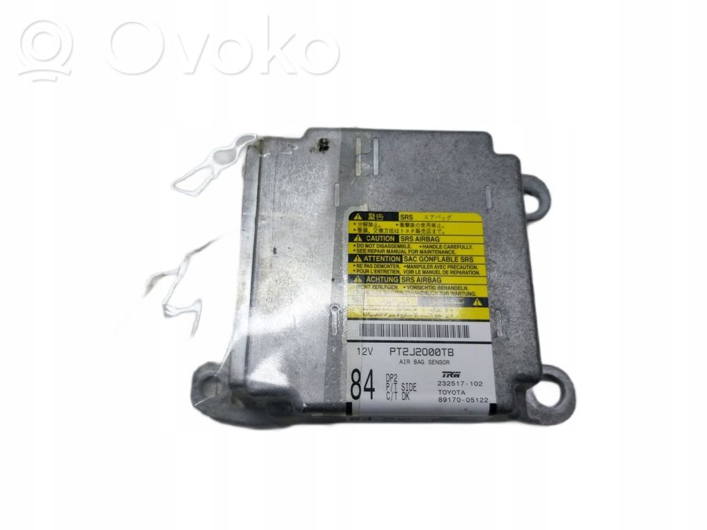Toyota Avensis T250 Unitate/modul de comandă airbaguri 