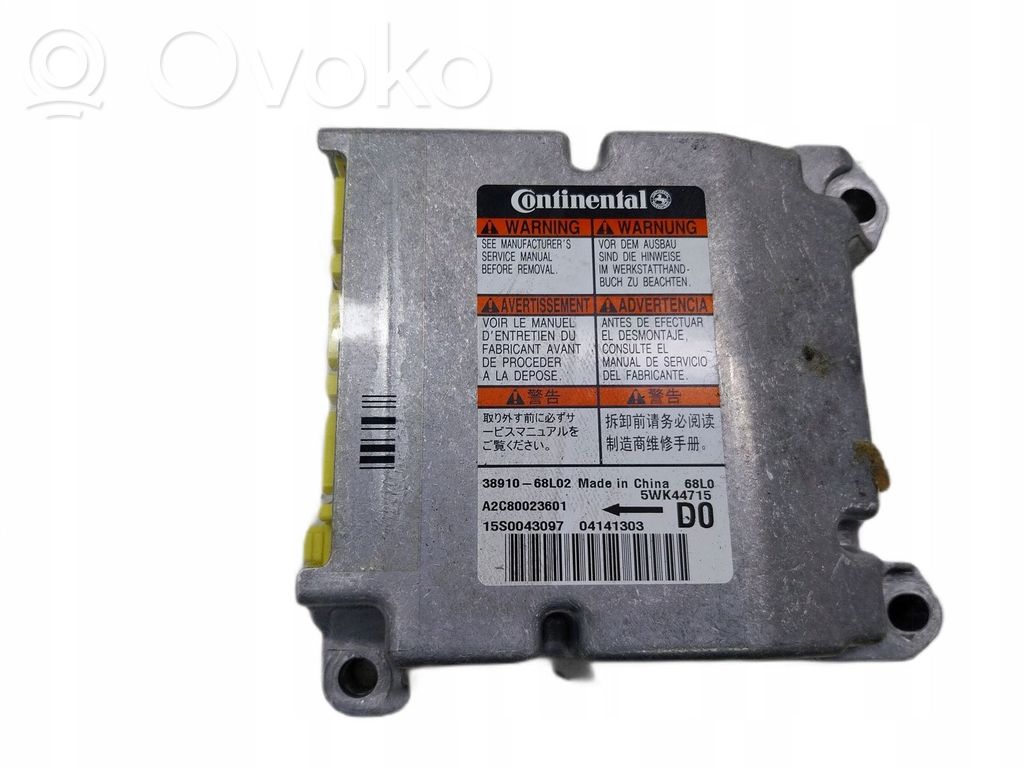 Centralina/modulo airbag   3891068L02