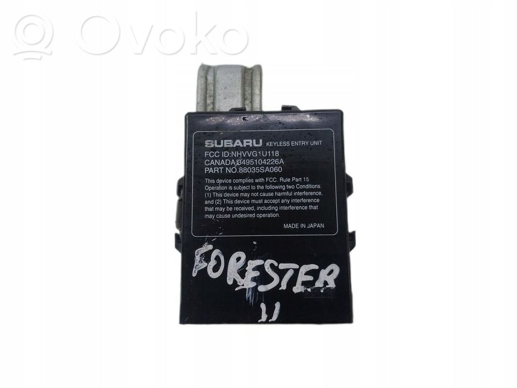 Subaru Forester SG Unidad de control de la batería
