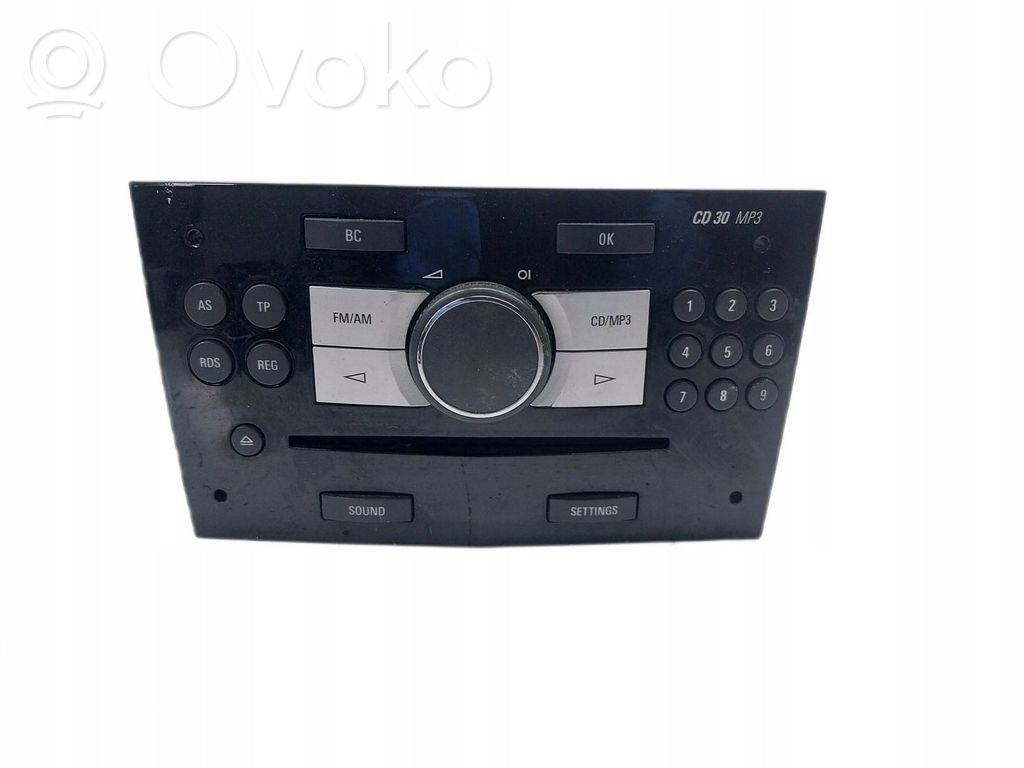 Opel Astra H Unidad delantera de radio/CD/DVD/GPS