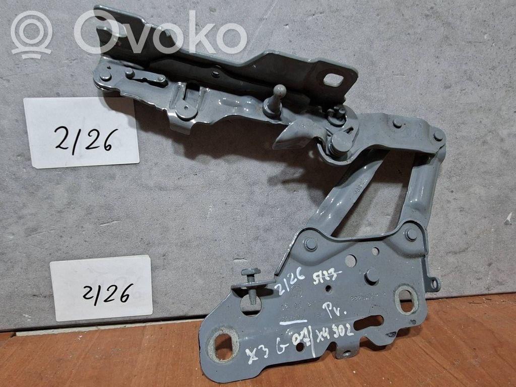 BMW X3 G01 Charnière, capot moteur 