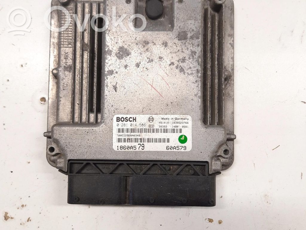 Engine control unit/module ECU   0281014586,0281014586,1860A579