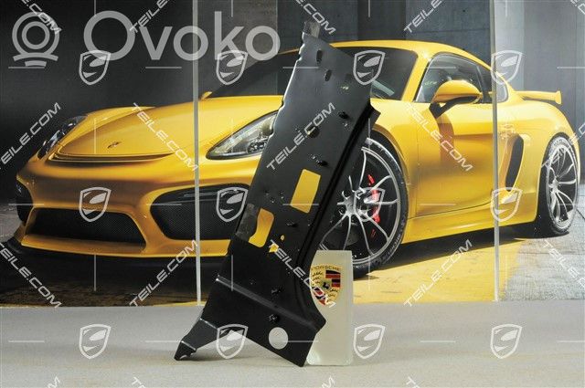 Porsche Boxster 987 Déflecteur d'air de radiateur de refroidissement 