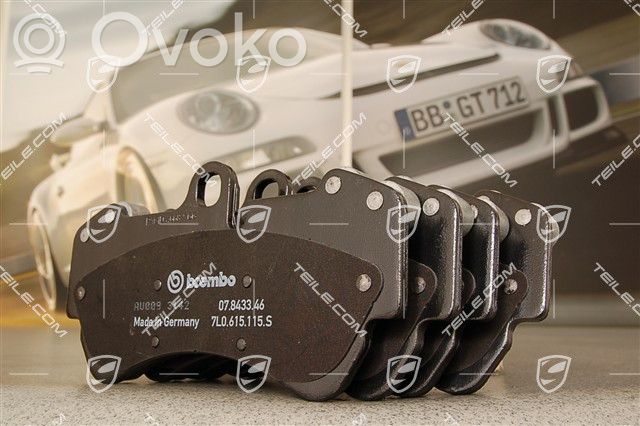 Porsche Cayenne (9PA) Klocki hamulcowe przednie 