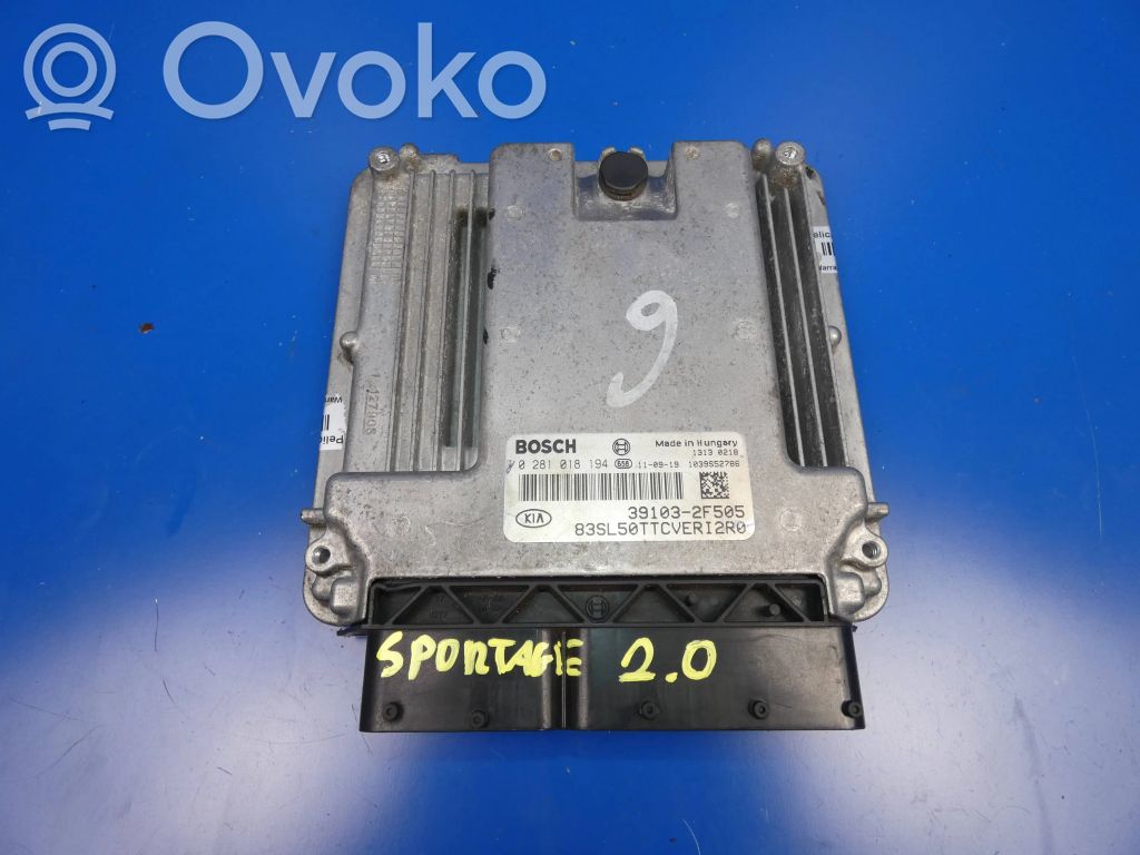 Engine control unit/module   391032F505,1039S52786,0281018194
