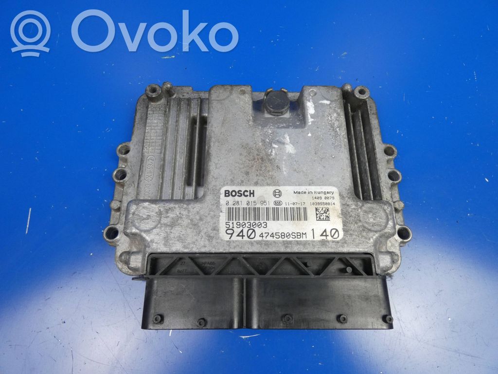 Engine control unit/module   0281015951,51903003,474580SBM