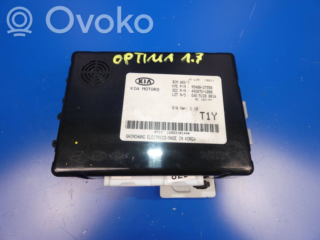 KIA Optima Module de contrôle carrosserie centrale 