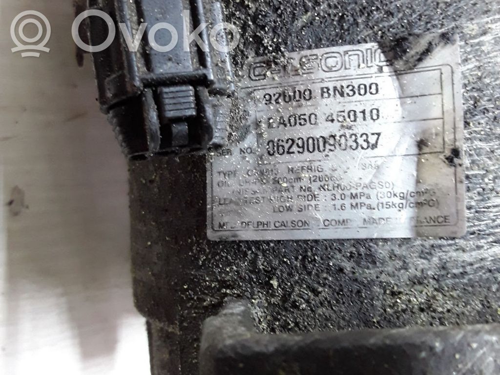 Nissan Almera Tino Kompresor / Sprężarka klimatyzacji A/C 