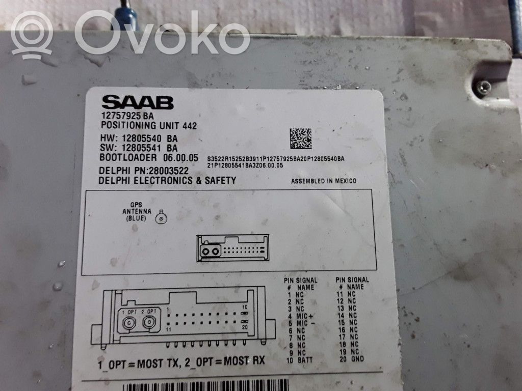 Saab 9-3 Ver2 Aerial antenna amplifier 