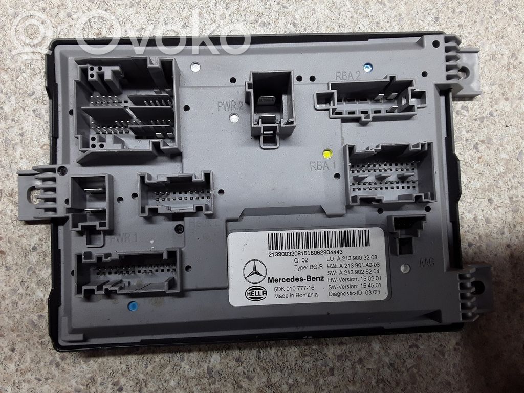 Mercedes-Benz E W213 SAM control unit 
