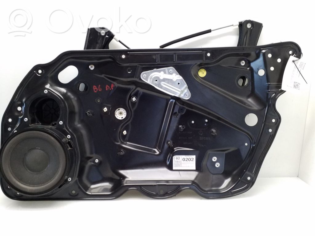 Volkswagen PASSAT B6 Mechanizm podnoszenia szyby przedniej bez silnika 