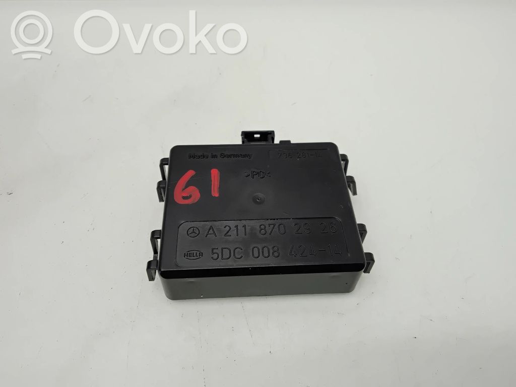 Mercedes-Benz E W211 Sensor de lluvia 
