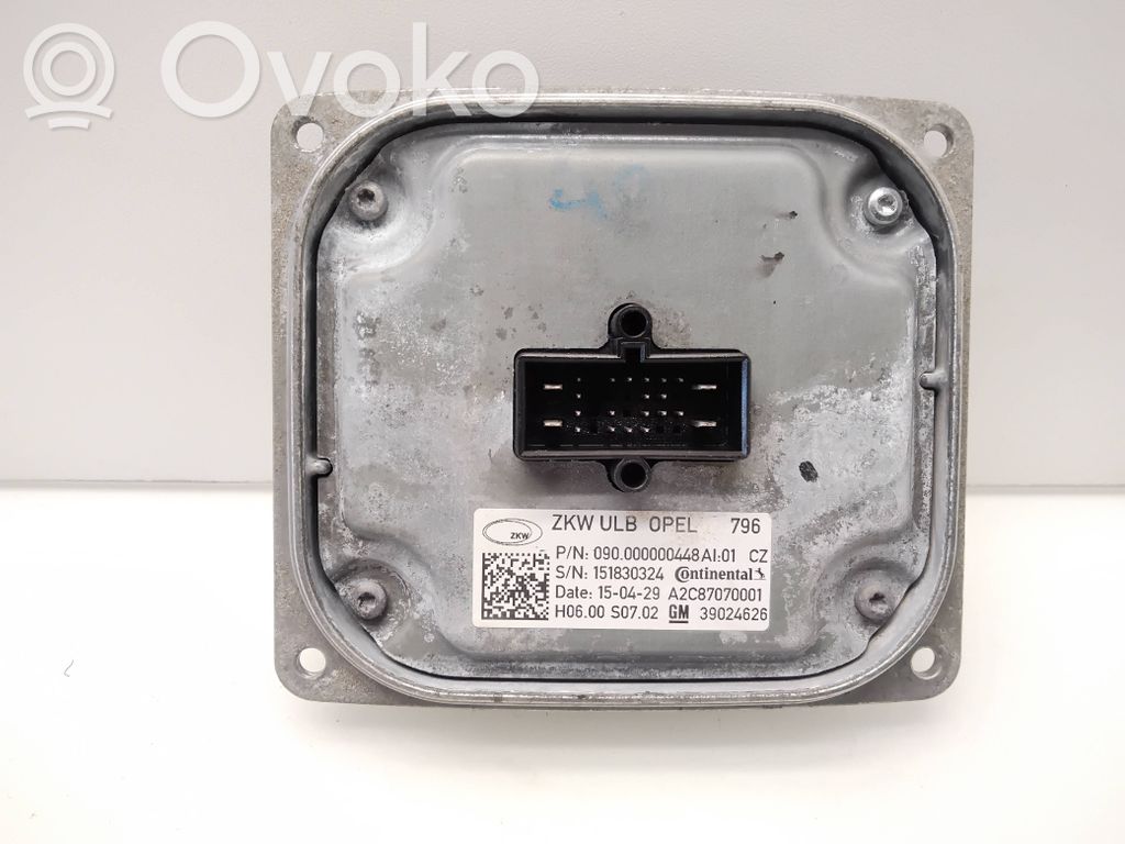 Opel Astra K Lastre de faros xenón 