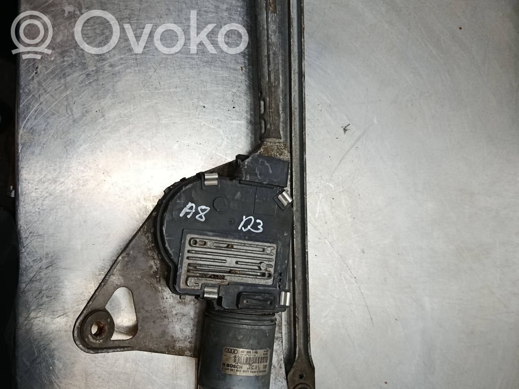 Audi A8 S8 D3 4E Etupyyhkimen vivusto ja moottori 