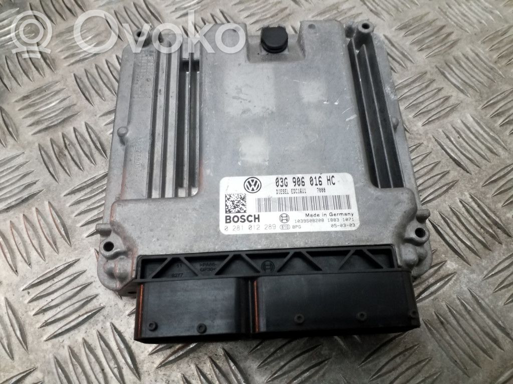 Seat Altea Engine control unit/module ECU 