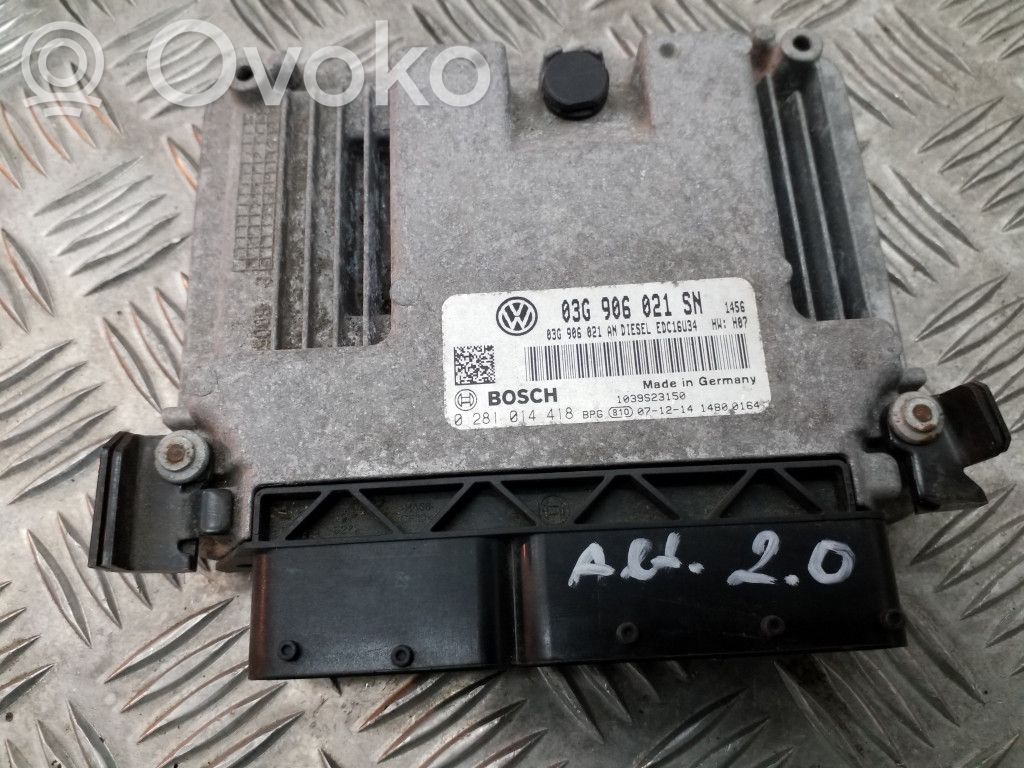 Seat Altea Engine control unit/module ECU 
