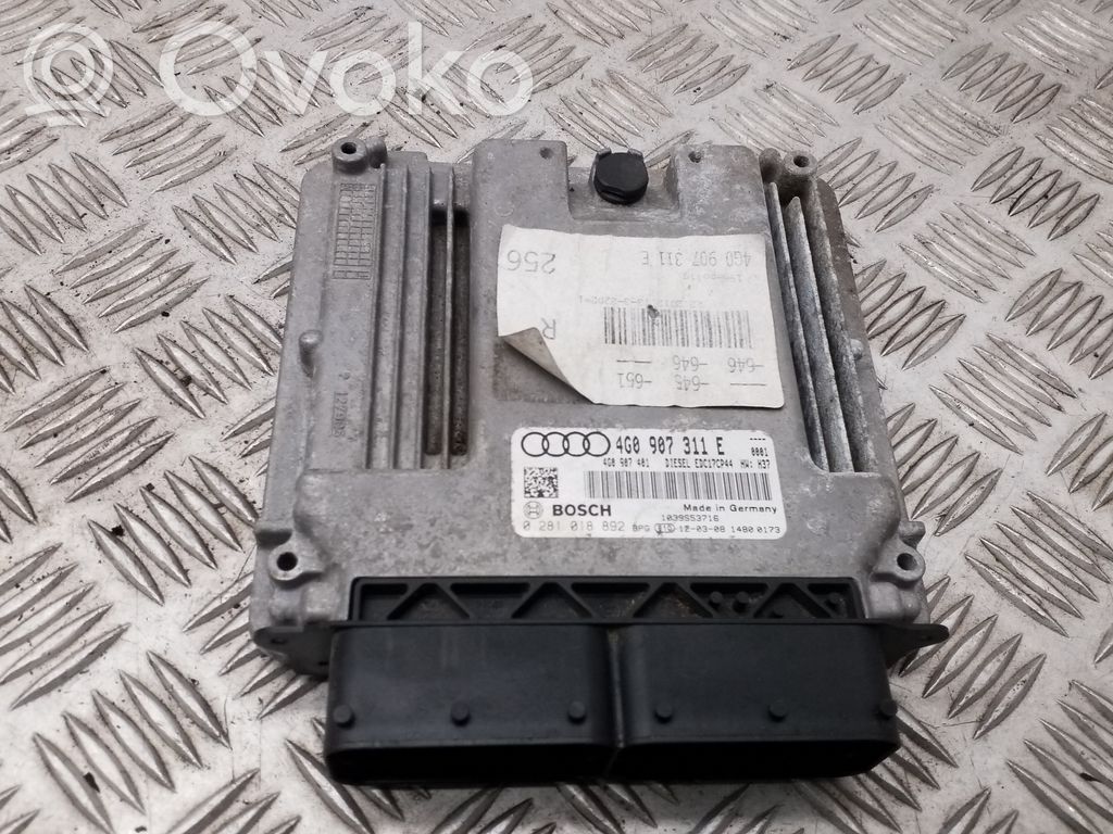 Audi A7 S7 4G Engine control unit/module 