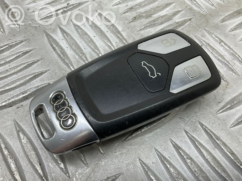Audi A4 S4 B9 Virta-avain/kortti 