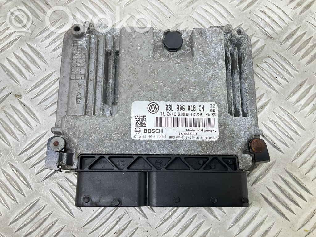 Skoda Superb B6 (3T) Engine control unit/module ECU 