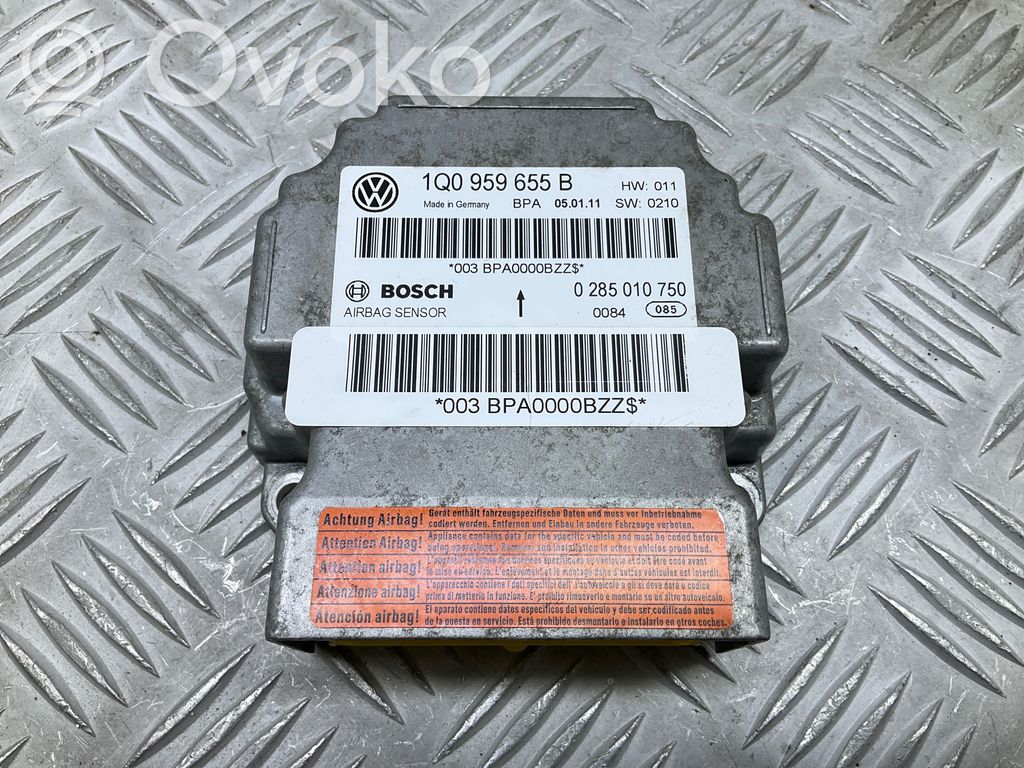 Volkswagen Eos Airbag control unit/module 