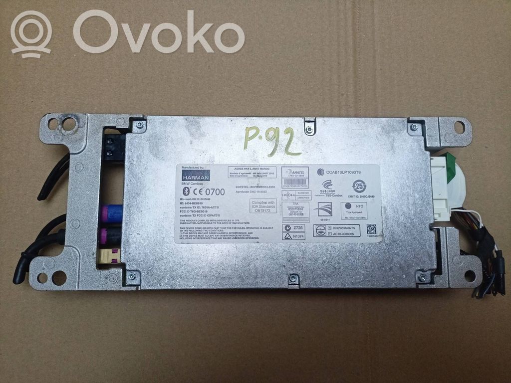 BMW 3 F30 F35 F31 Bluetooth control unit module 