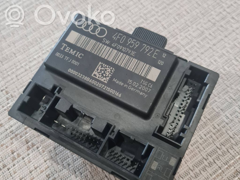 Door control unit/module   4F0959792E,0033TFJ0001,4F0910793E
