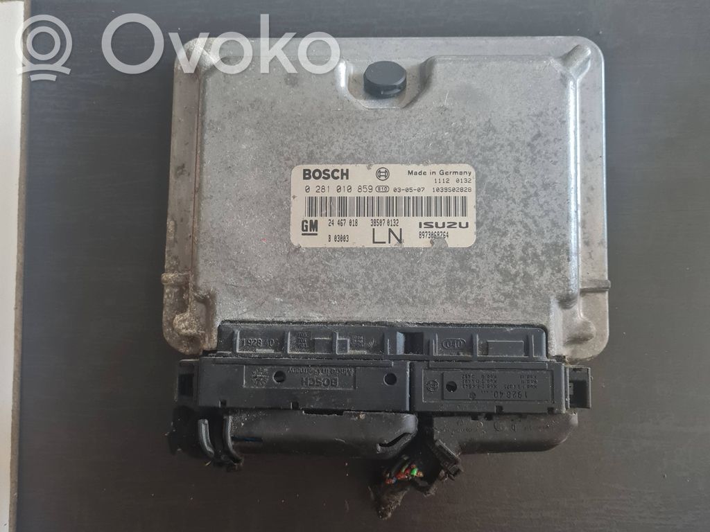 Opel Astra G Engine control unit/module 