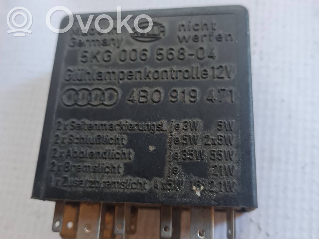 Audi A4 S4 B5 8D Kita rėlė 