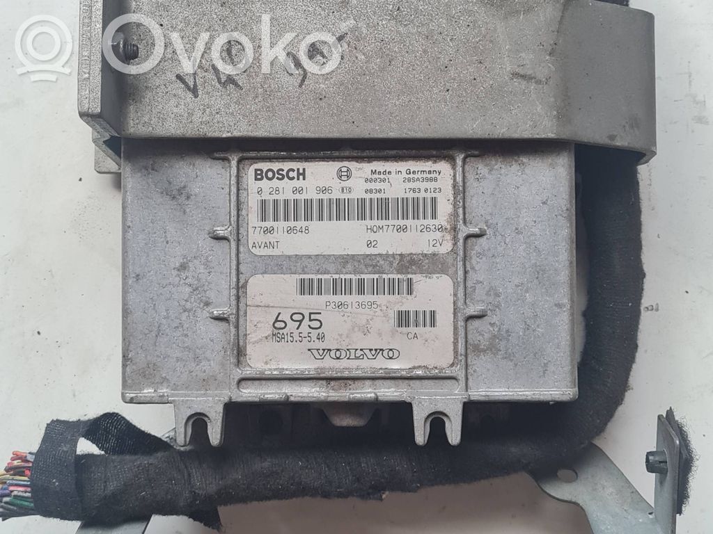 Engine control unit/module   P30613695,0281001906,7700110648