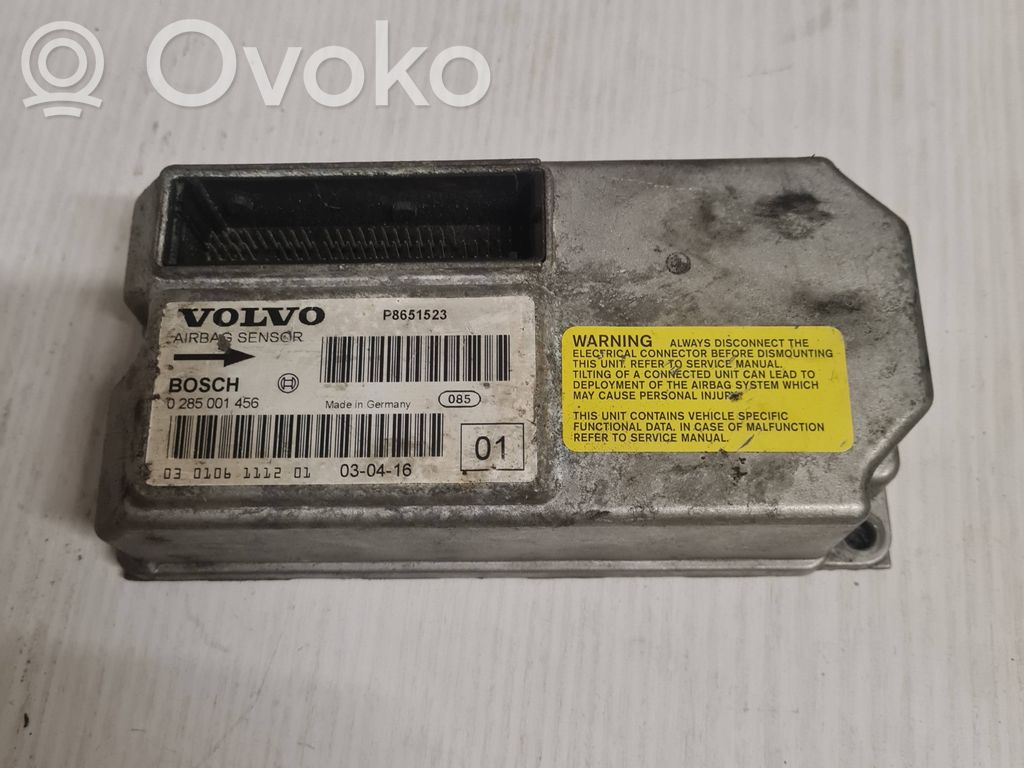 Airbag control unit/module   P8651523,0285001456,030106111201