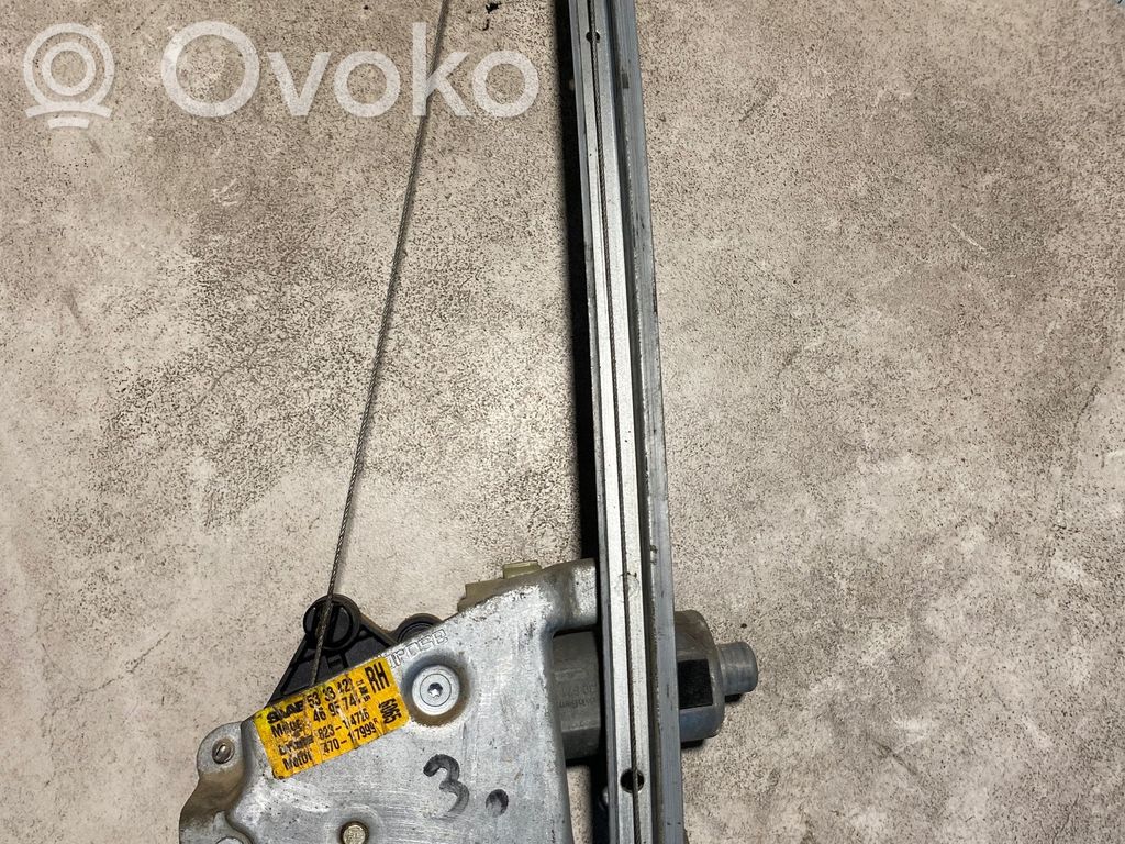 Saab 9-5 Regulador de puerta trasera con motor 
